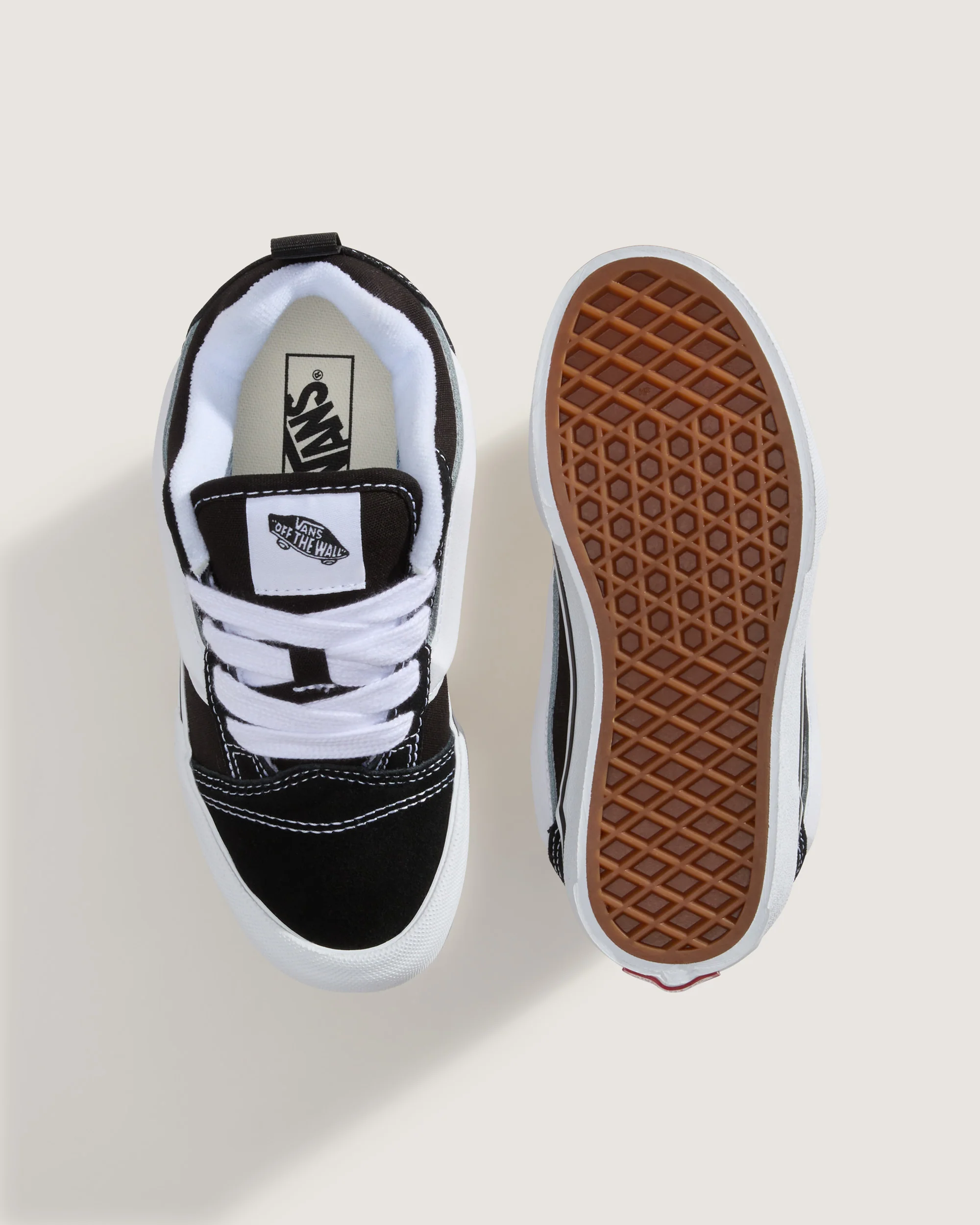 KNU SKOOL BLACK TRUE WHITE סניקרס ילדים - Image 3