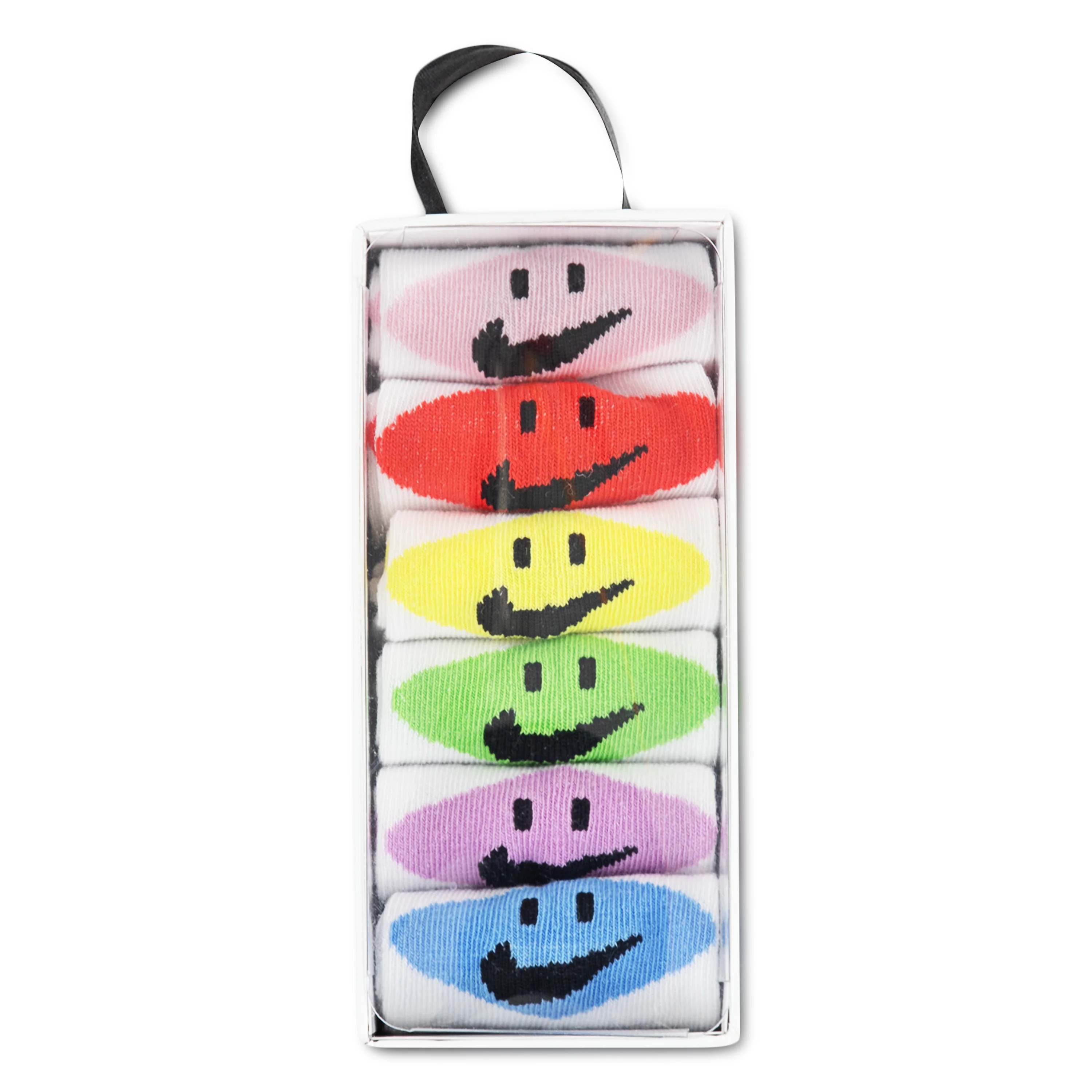 INFANT 6PK NIKE SMILEY ANKLE גרביי תינוקות - Image 2