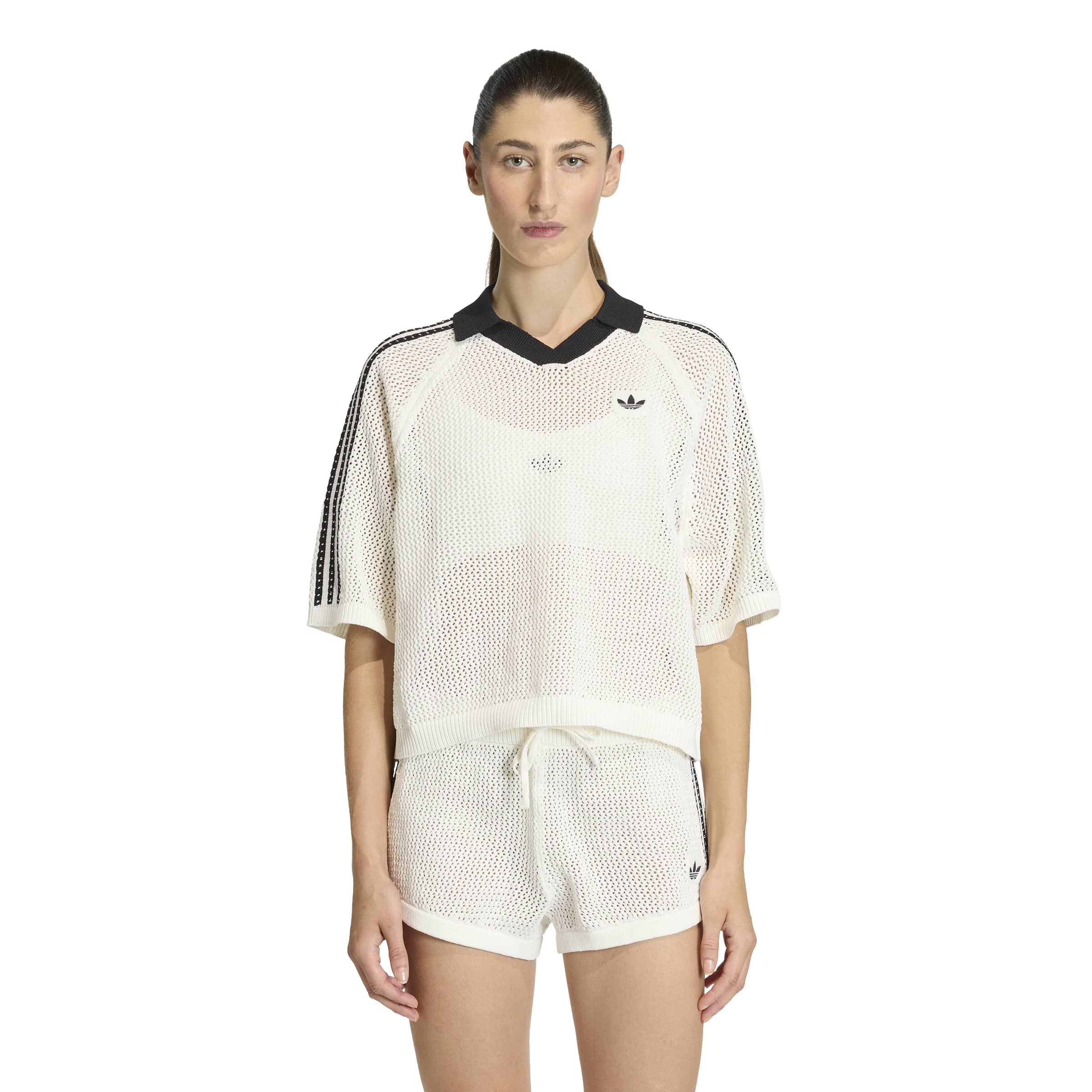CROCHET POLO טישרט