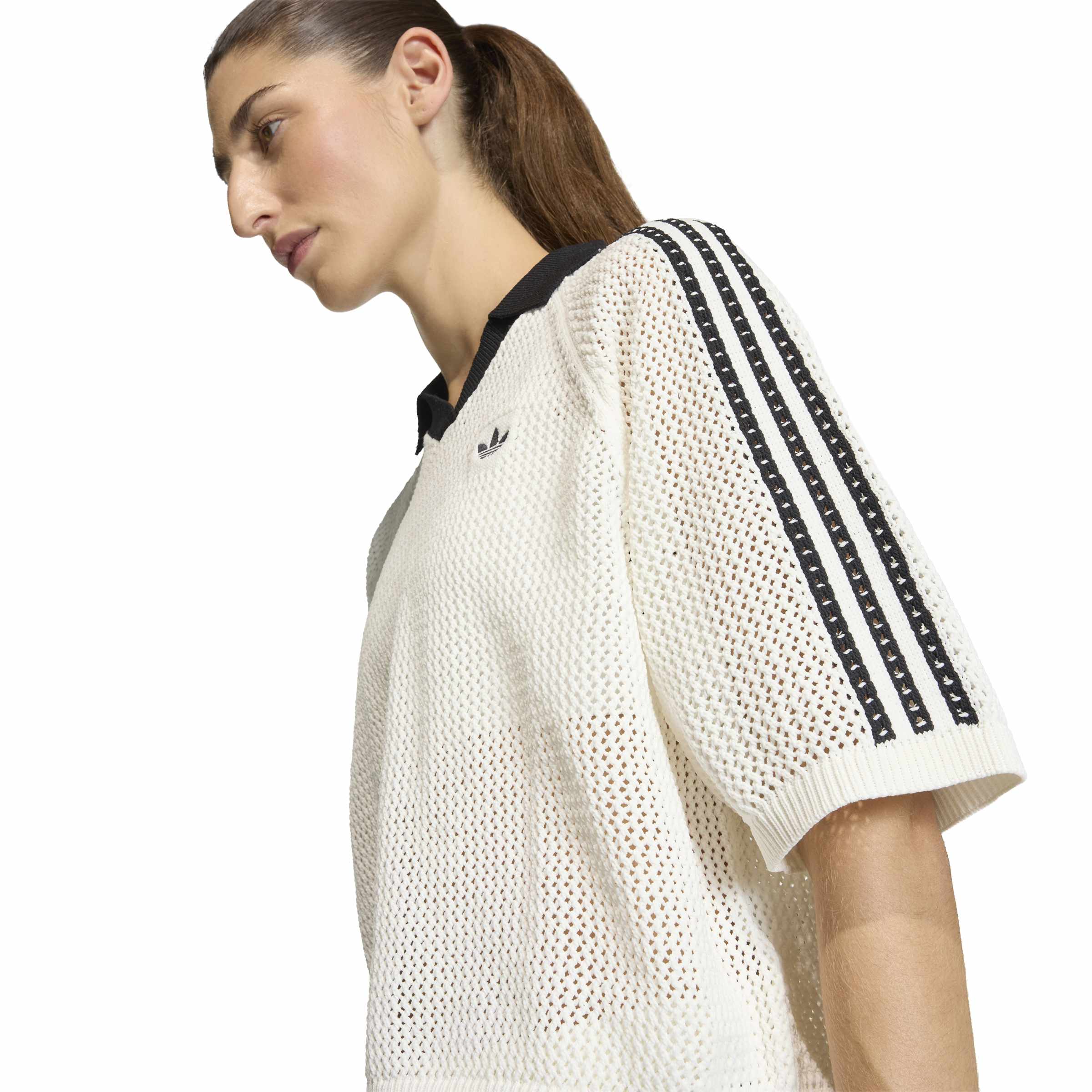 CROCHET POLO טישרט - Image 6